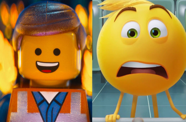 Lego emoji movie sale